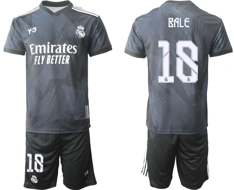 Men 2022-2023 Club Real Madrid Cuarta Camiseta Y3 de black #18 Soccer Jersey